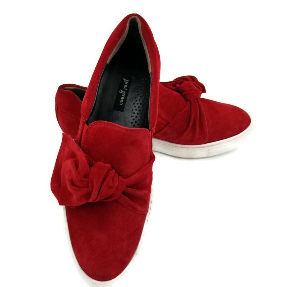 NEW Paul Green Suede Slip On Sneaker MSRP $299